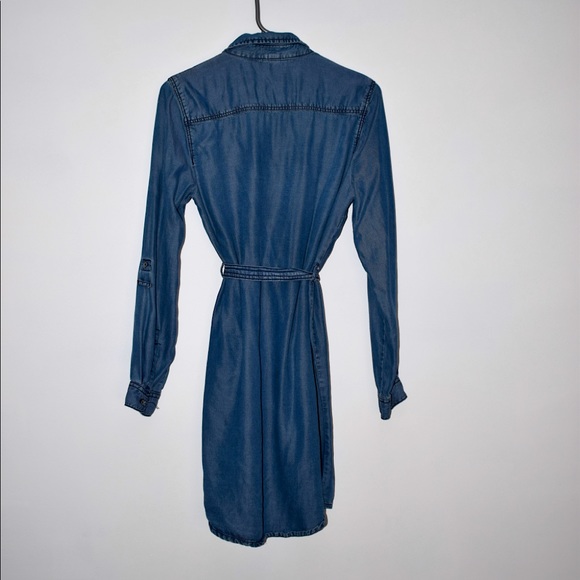 DD 77 Jean Button Up Dress Small. - Picture 4 of 6